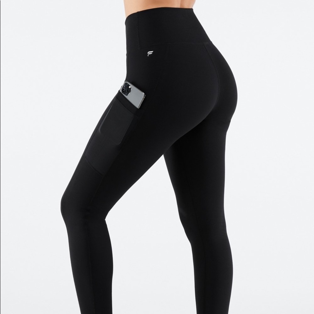 Fabletics Black Leggings with Pockets size XS
